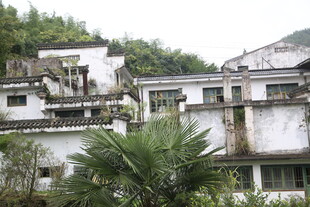 古朴徽派民居建筑群