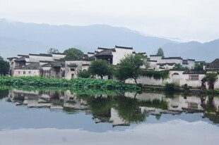 水墨江南水乡美景