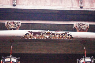 中式古建筑精美木雕装饰