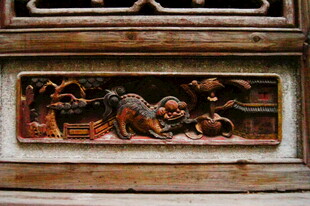 古代木雕人物装饰图案