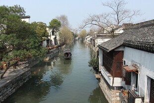 江南水乡河道景致