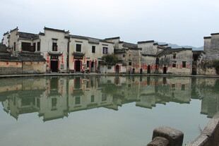 江南水乡古村落水景