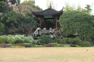 中式园林凉亭景观