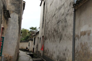 古巷旧墙 岁月静谧之景