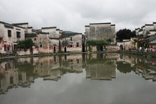 江南水乡古村落水景