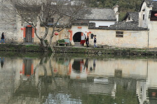 江南水乡古朴村落景致