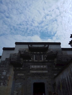 中式古建筑门楼景观