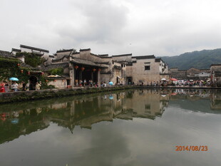 江南水乡古村落水景