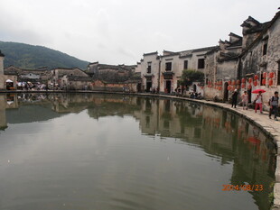 江南水乡临水古建筑景观