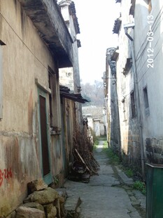 老旧小巷的静谧景象