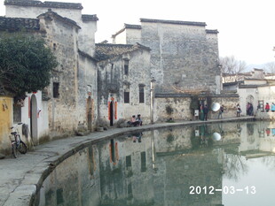 江南水乡古村落风景