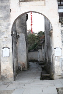 古巷门洞 中式传统景致