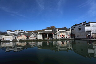 江南水乡古村宁静景致