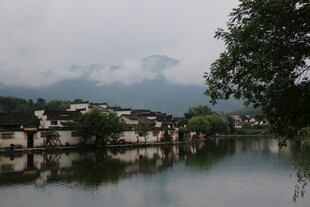 江南水乡宁静湖景风光