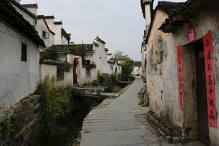 江南水乡小巷古朴景致