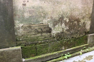 斑驳老墙 岁月留下的痕迹