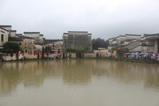 江南水乡古朴村落景观