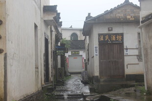 江南水乡小巷古朴景致