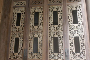 中式雕花金属装饰门板
