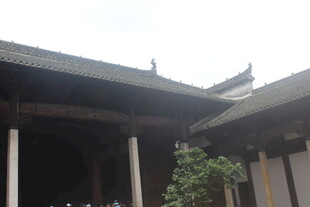 中式传统建筑一角
