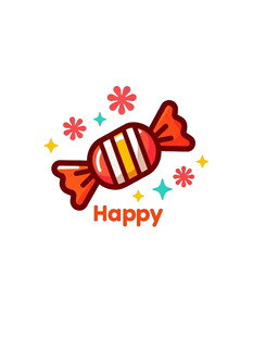 快乐糖果图案设计