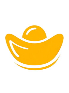 金色元宝图标