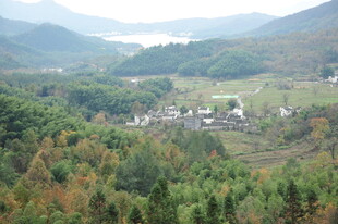 山间村落 秋色中的宁静美景