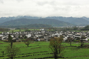 田园山村美景