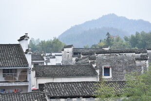 江南古村落 远山近瓦景