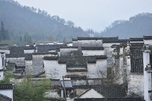 徽派古村落 水墨般的景致