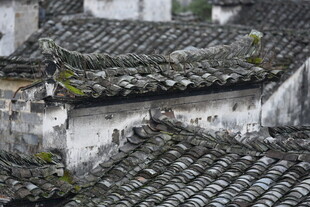 徽派古民居屋顶景致