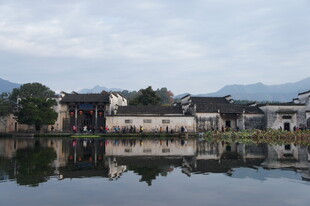 江南水乡古村宁静景致