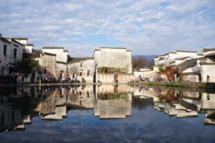 江南水乡古村宁静景致