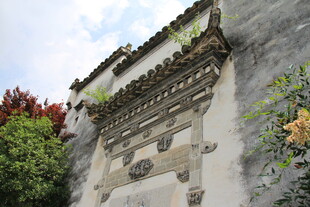 古墙装饰 尽显中式建筑韵味