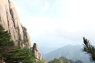 壮丽山景 青松伴奇峰