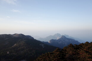 壮丽山景 远山近林