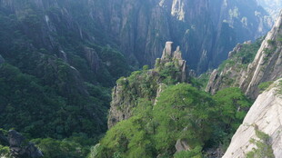 壮丽山景 奇峰绿意盎然