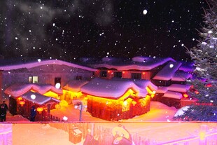 梦幻冰雪夜景灯光秀