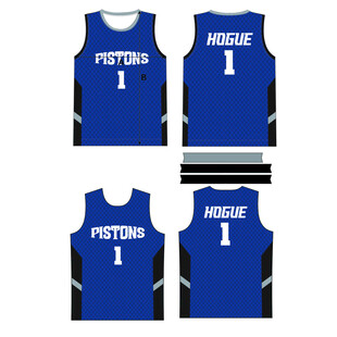 蓝色篮球服设计款式展示