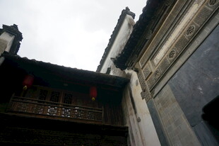 古色古香中式建筑一角