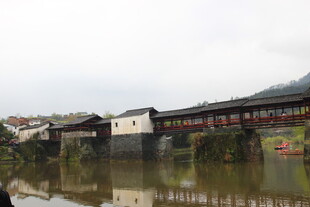 水乡古建 烟雨朦胧之景