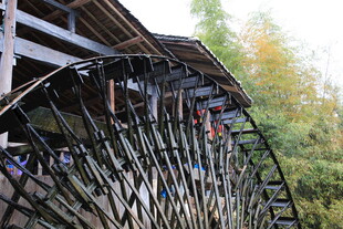 古老水车展现传统水利智慧