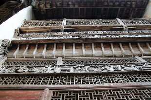 精美木雕建筑构件展示