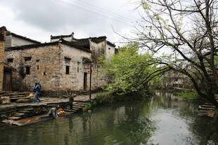 江南水乡古村落景致
