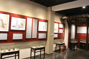 中式展厅 艺术展品陈列