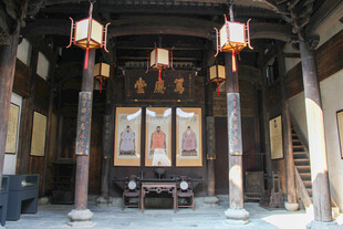 中式古建厅堂内景展示