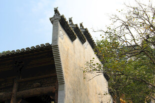 中式古建筑一角