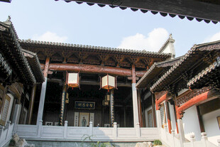 中式古建筑庭院景观