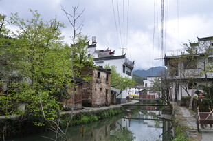 江南水乡古朴村落景致