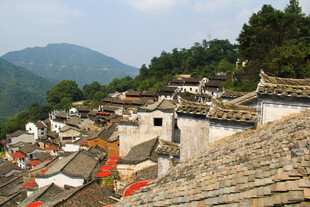 古村落屋顶风光